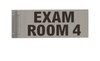 EXAM Room 4 SIGN-Two-Sided/Double Sided Projecting, Corridor and Hallway SIGN