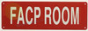 FACP Room Sign