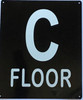 C FLOOR SIGN