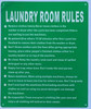 LAUNDRY ROOM RULES SIGN