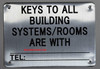 Sign Keys to All Building Systems are with