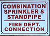 COMBINATION SPRINKLER STANDPIPE FIRE DEPT CONNECTION