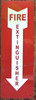 FD FIRE EXTINGUISHER WITH ARROW DOWN FIRE AND SAFETY SIGN