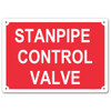 HPD STANDPIPE CONTROL VALVE SIGN