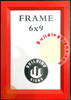 Frame RED Elevator Inspection Certificate Frame