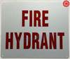 FD Sign FIRE HYDRANT