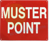 MUSTER POINT Signage