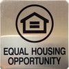 EQUAL HOUSING OPPORTUNITY SYMBOL  Sign