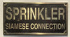 Cast Aluminum  - cast bronze color/cast brass color Signage