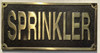 Cast Aluminum  - cast bronze color/cast brass color Sign