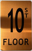 Signage  10th Floor