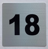 Sign Apartment number 18