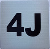 Sign Apartment number 4J