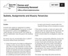 Fact Sheet #7: Sublets, Assignments, and Illusory Tenancies