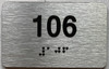 suite 106 sign
