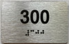 apartment number 300 sign