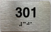 apartment number 301 sign