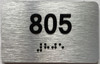 apartment number 805 sign