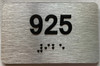 apt number sign silver 925