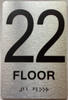 FLOOR  22 Number Sign