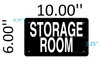 Sign STORAGE ROOM