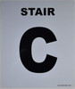 Stair C  Signage