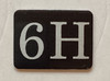 Mailbox Number Unit 6H