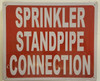 SPRINKLER STANDPIPE CONNECTION