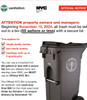 NYC Garbage Bin law
