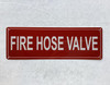 FIRE HOSE VALVE COMPLIANCE SIGN