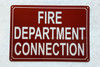 NYC FIRE DEPARTMENT CONNECTION SIGN