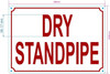 FD DRY STANDPIPE SIGN