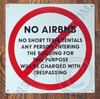 NO SHORT TERM RENTAL SAFETY SIGN