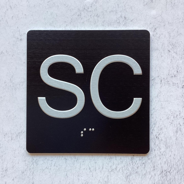 NYC ELEVATOR SUB CELLAR SC FLOOR SIGN