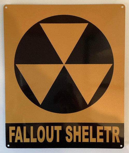 NYC FALLOUT SHELTER SIGN
