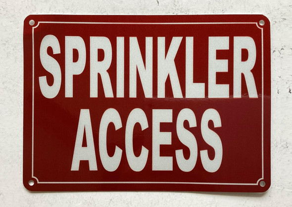 NYC SPRINKLER ACCESS SIGN