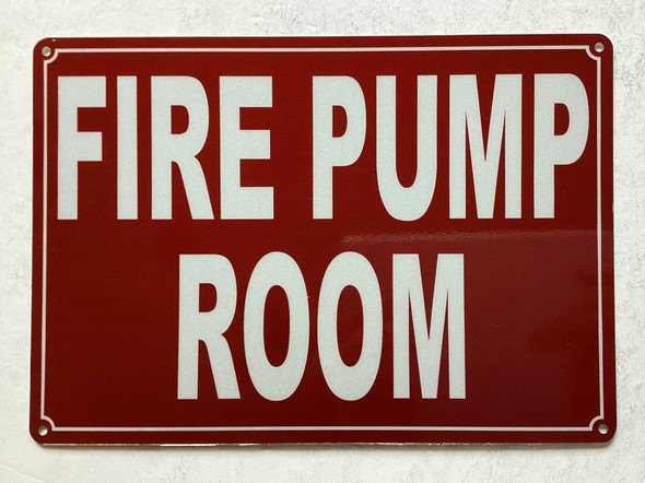 NYC FIRE PUMP ROOM SIGN