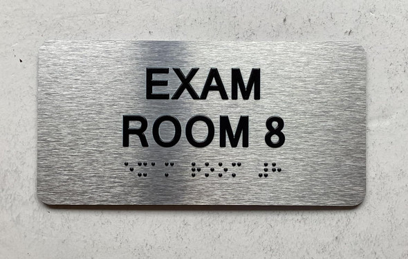 NYC EXAM ROOM SIGNS WITH RAISED LETTERS (EXAM ROOM 8)