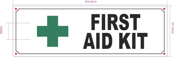 NYC FIRST AID KIT SIGN