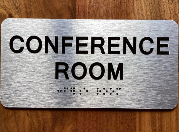 NYC CONFERENCE ROOM SIGN WITH RAISED LETTERS
