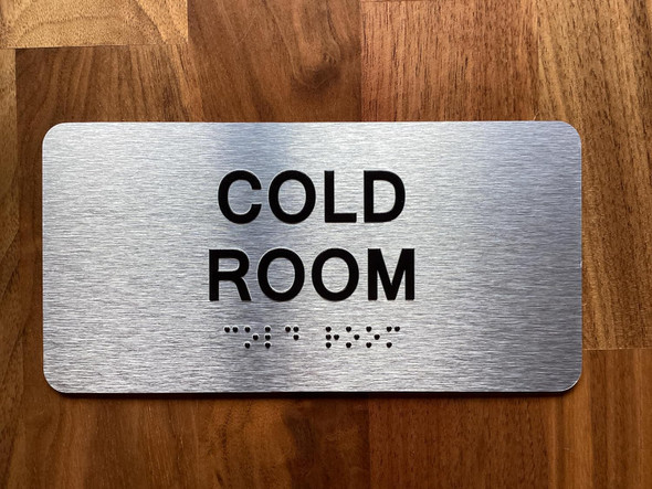 NYC COLD ROOM SIGN WITH RAISED LETTERS