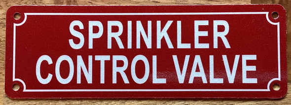 SPRINKLER CONTROL VALVE SIGN