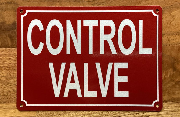 NYC CONTROL VALVE SIGN