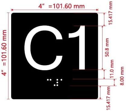 NYC ELEVATOR FLOOR NUMBER THE LEXINGTON AVE LINE (C1- CELLAR 1) SIGN