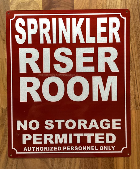 NYC SPRINKLER RISER ROOM SIGN