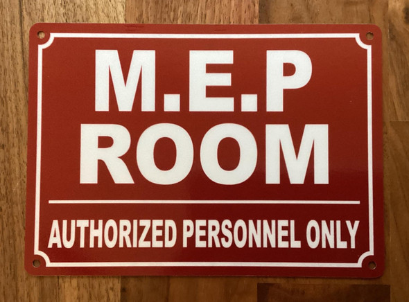 NYC MEP ROOM SIGN/MECHANICAL