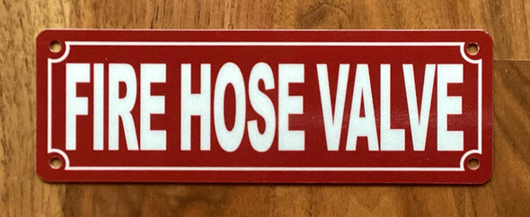 NYC FIRE HOSE VALVE SIGN