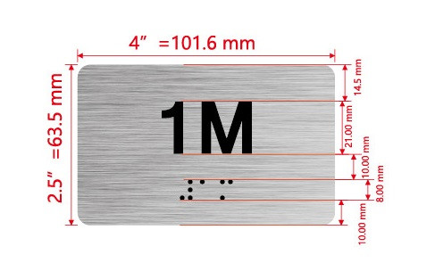 APT# 1M SILVER Hpd Sign