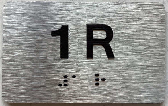 APT# 1R SILVER Sign
