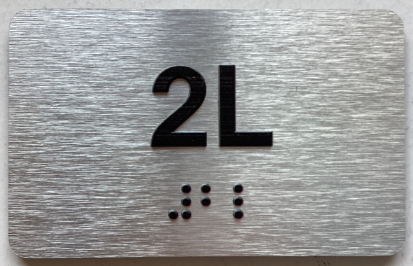 APT# 2L SILVER Sign